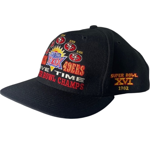Vintage Annco San Fransisco 49ers Five Time Super Bowl Champs Snapback Hat
